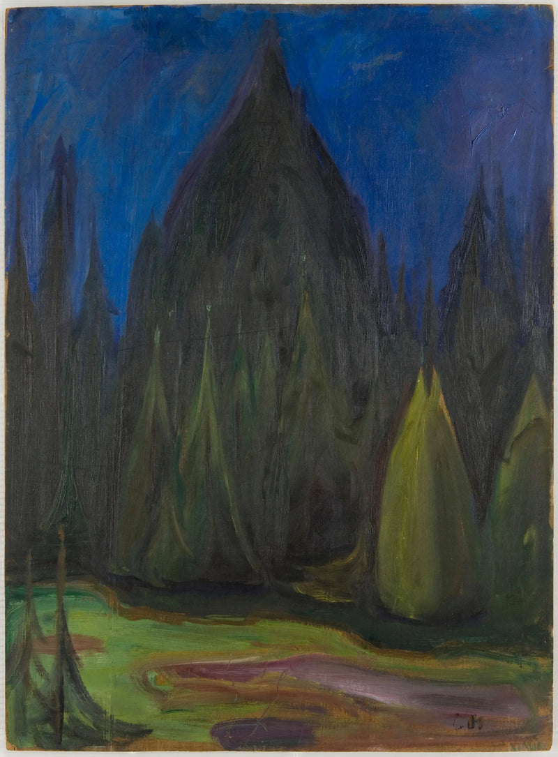 ladin ormanı - Edvard Munch