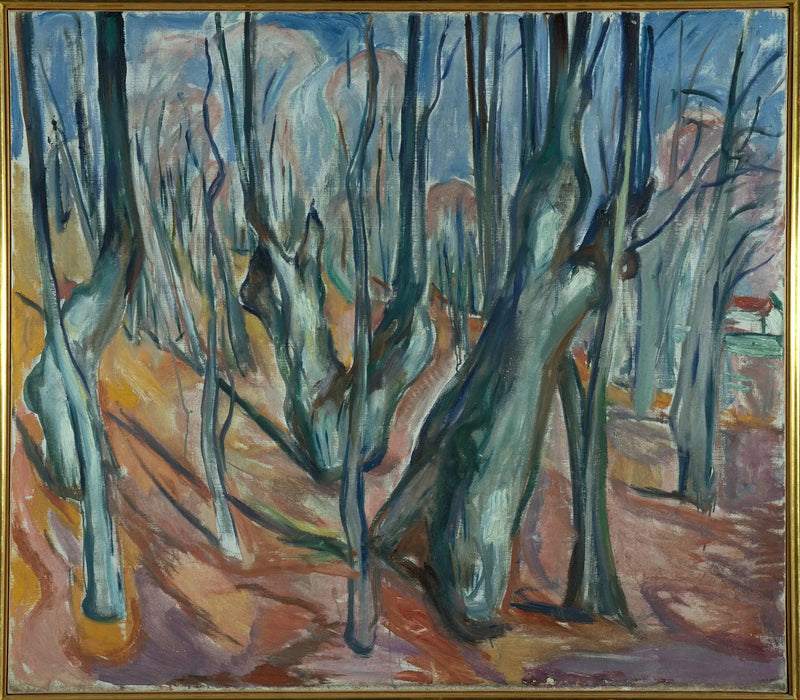 ilkbaharda söğüt ormanı - Edvard Munch