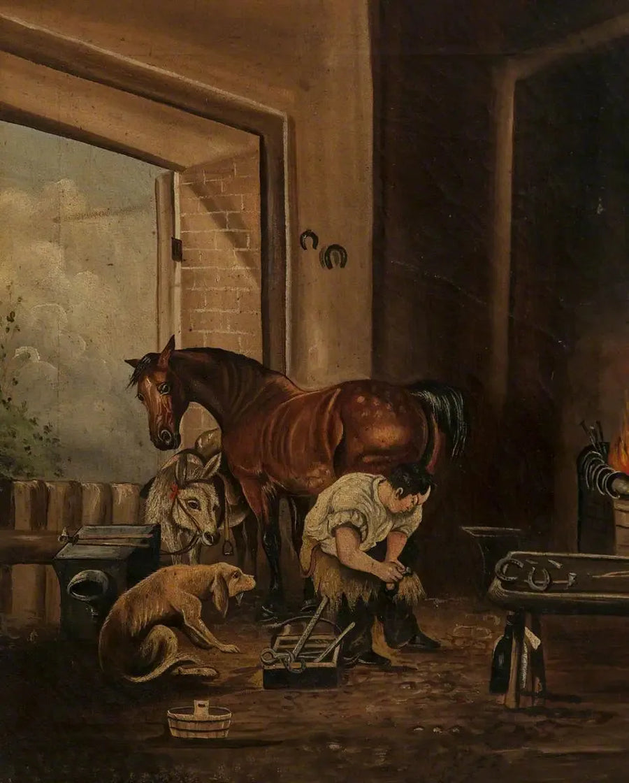 Demirci ve Dövme - Edwin Henry Landseer