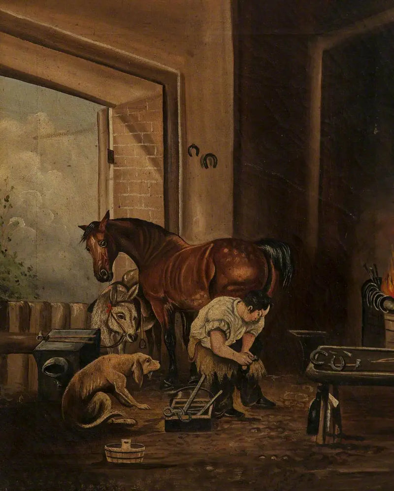 Demirci ve Dövme - Edwin Henry Landseer