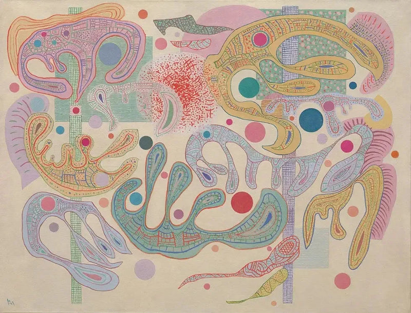 Kaprisli Şekiller - Vassily Kandinsky