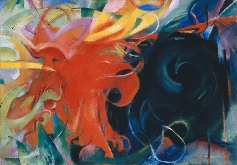 Savaşan Şekiller - Franz Marc