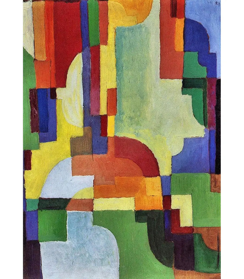 Renk Şekilleri I - August Macke