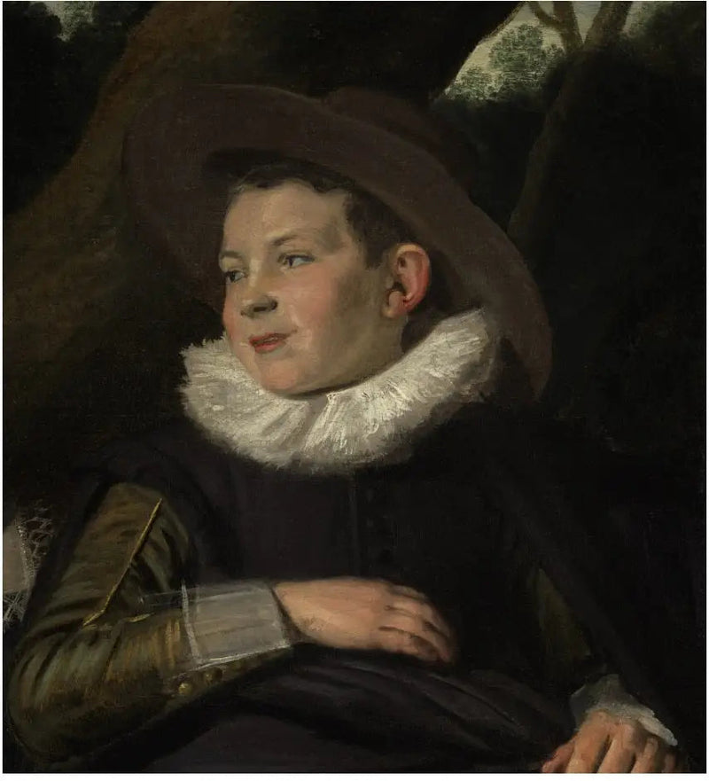 Genç bir çocuğun parçası - Frans Hals