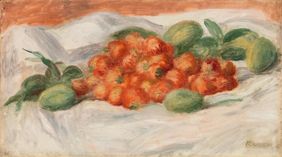 Çilekler ve Bademler - Pierre-Auguste Renoir