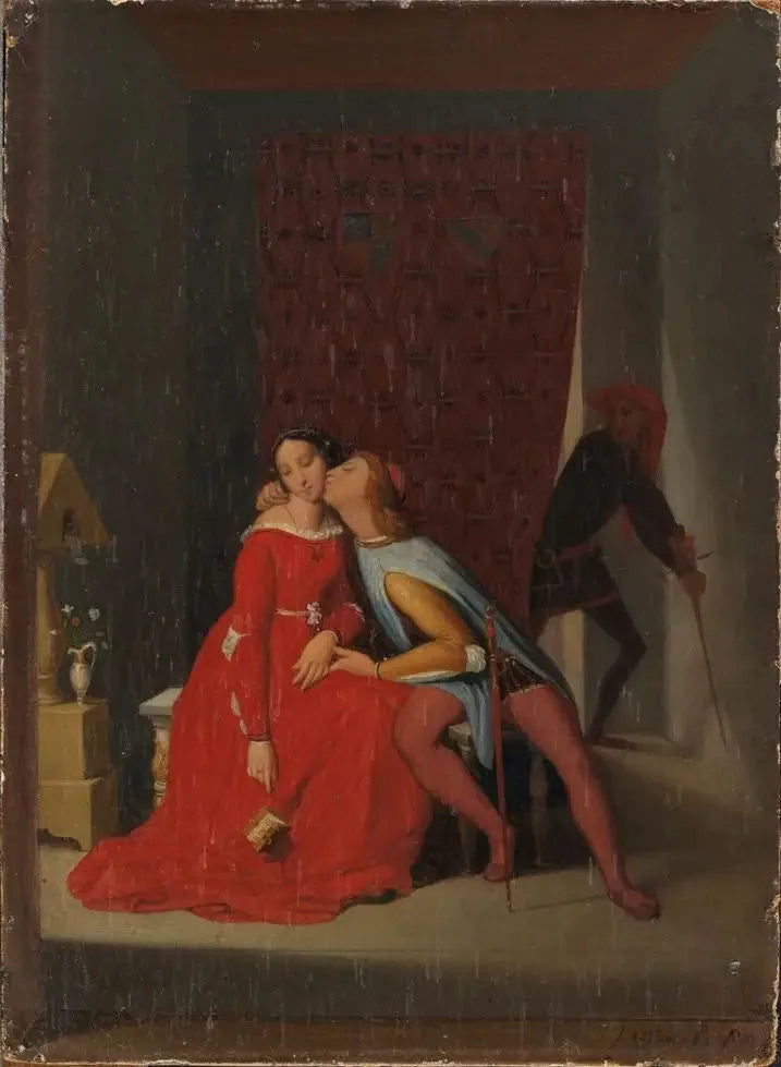 Francesca da Rimini ve Paolo Malatesta - Jean-Auguste-Dominique Ingres