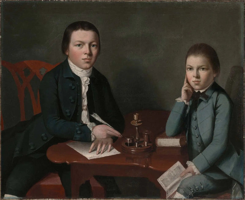 Francis Malbone ve kardeşi Saunders - Gilbert Stuart