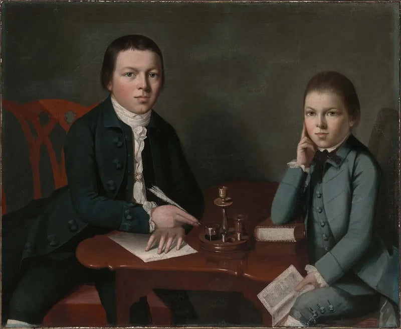 Francis Malbone ve kardeşi Saunders - Gilbert Stuart