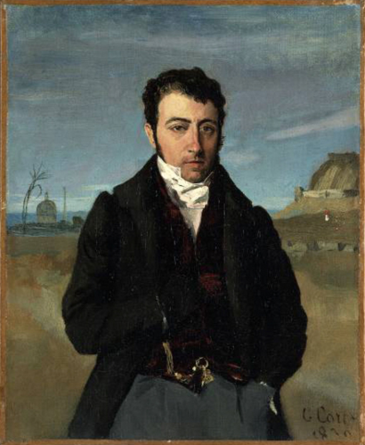 François Auguste Biard - Jean-Baptiste Camille Corot
