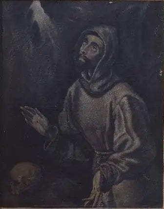 François'ye gelen stigmalar - El Greco
