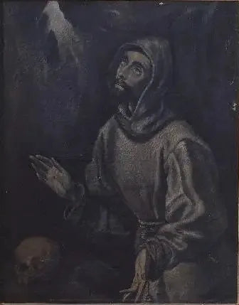 François'ye gelen stigmalar - El Greco
