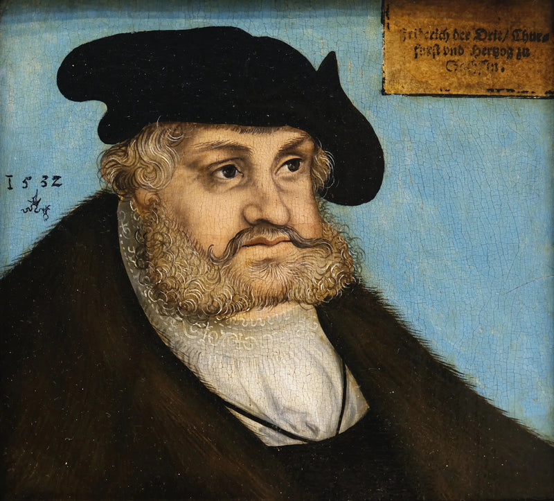 Frédéric III Bilge Saksonya Dükü ve Elector Prens - Lucas Cranach the Elder