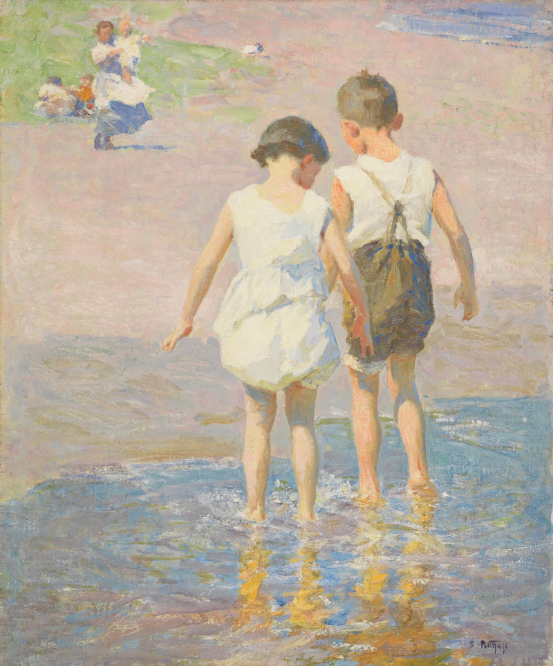 Kardeş ve kız kardeş - Edward Henry Potthast