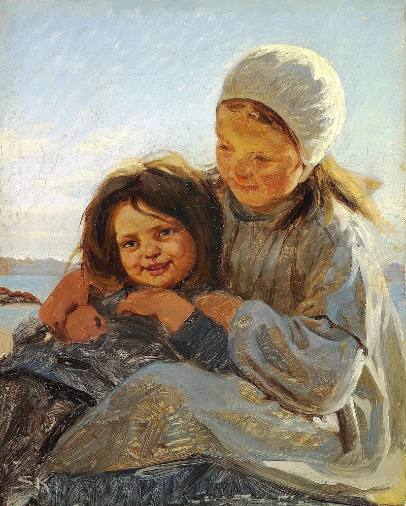 Kardeşler ve Kız Kardeşler. - Peder Severin Krøyer