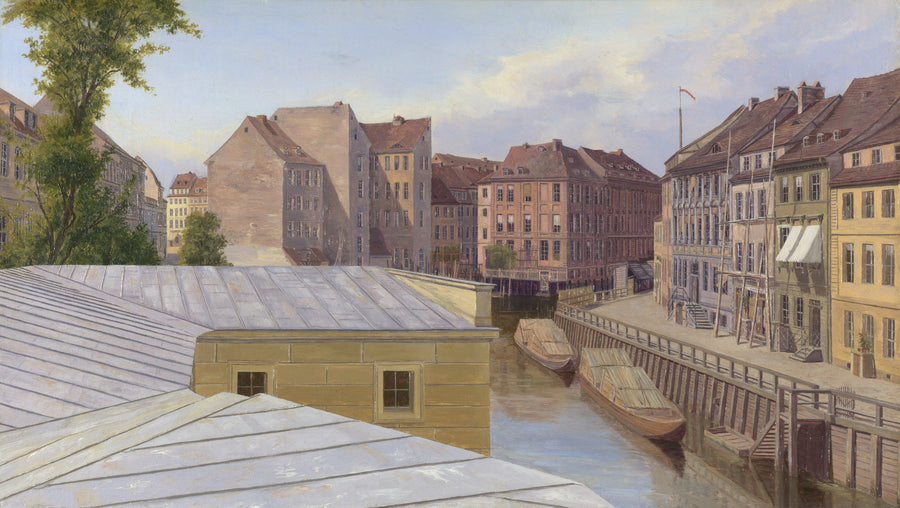 Le Friedrichsgracht, Berlin - Eduard Gaertner