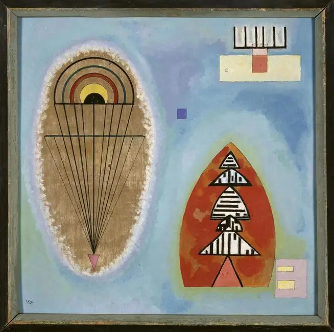 Froid - Vassily Kandinsky image 1 copie peinte à la main à l’huile
