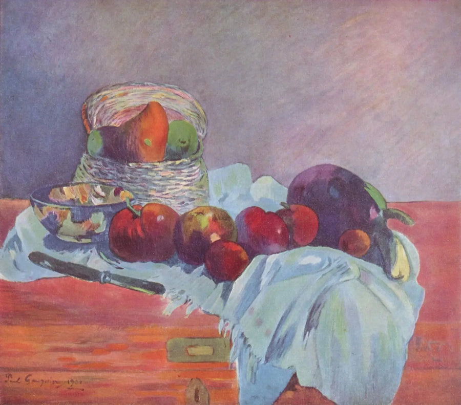 Meyveler ve bıçak - Paul Gauguin