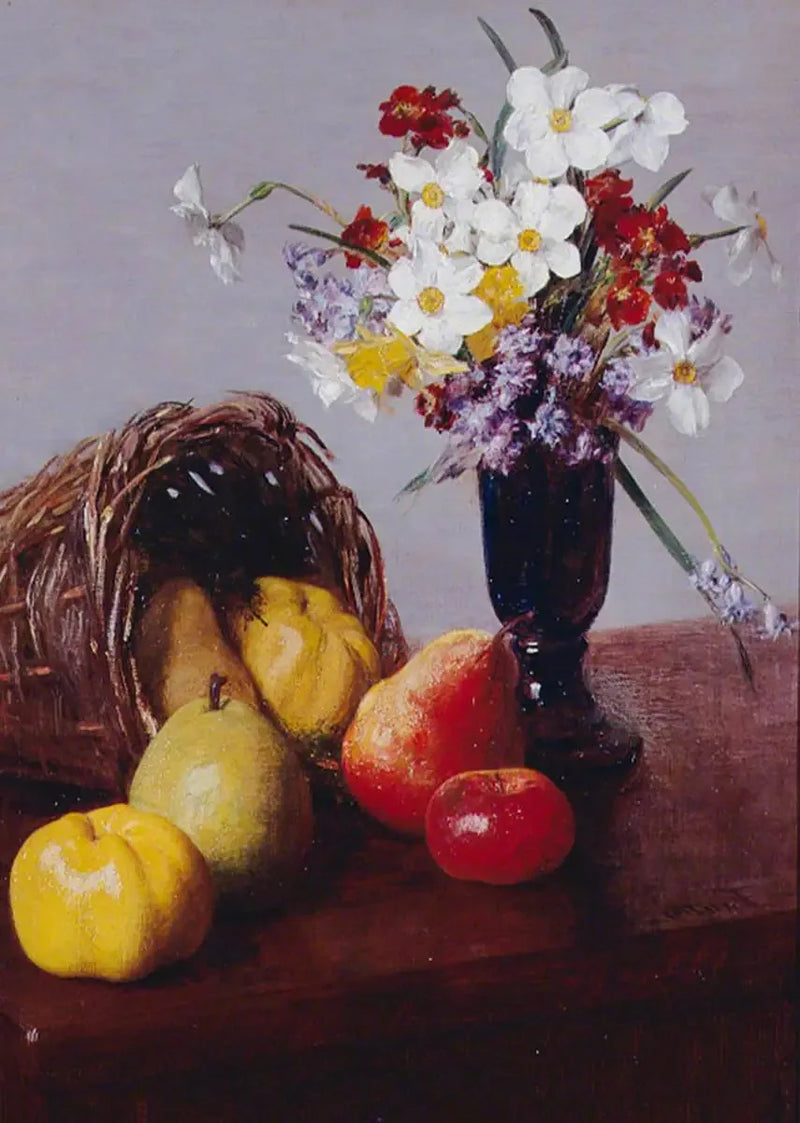 Meyve ve çiçekler - Henri Fantin-Latour