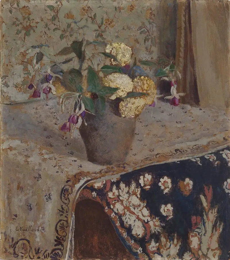 Füzyonlar ve Hindistan Gülleri - Édouard Vuillard