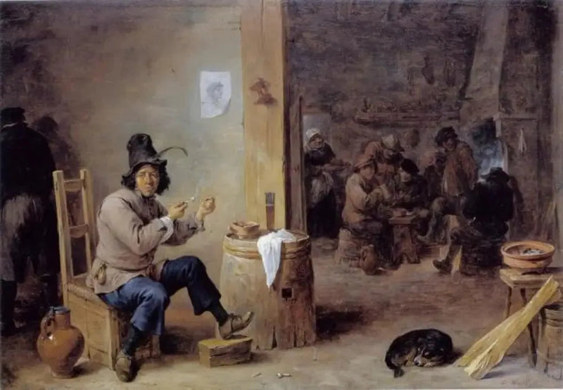 Bir Han'da Sigara İçen - David Teniers genç