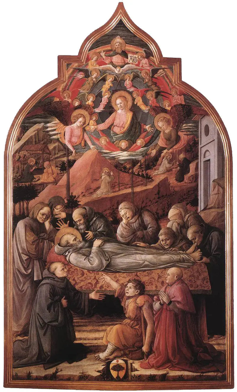St. Jerome'nin Cenazesi - Fra Filippo Lippi
