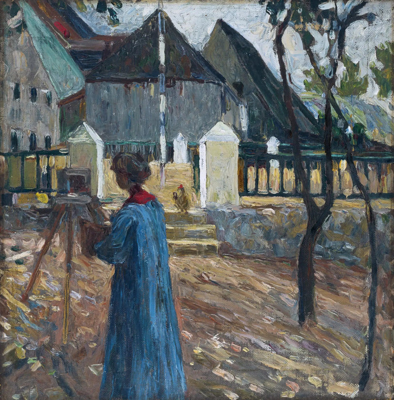 Gabriele Münter'in Resim Yapması - Vassily Kandinsky