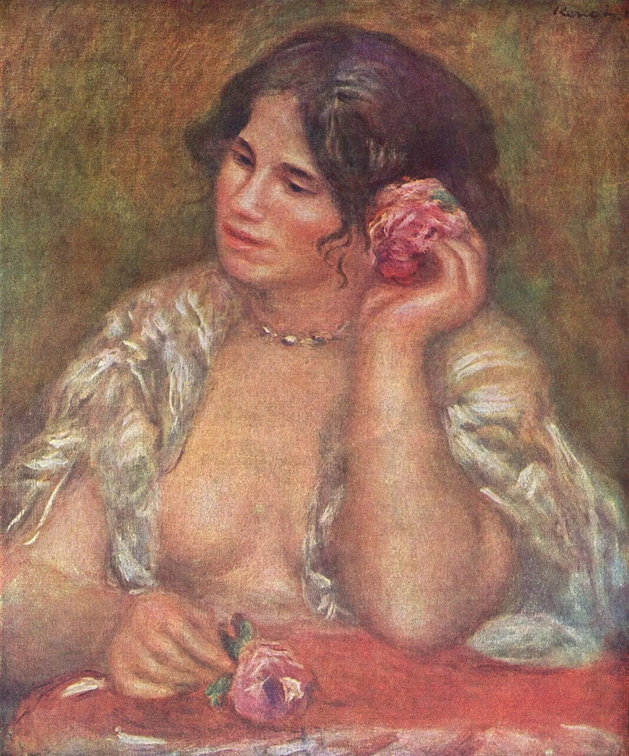 Gül ile Gabrielle - Pierre-Auguste Renoir