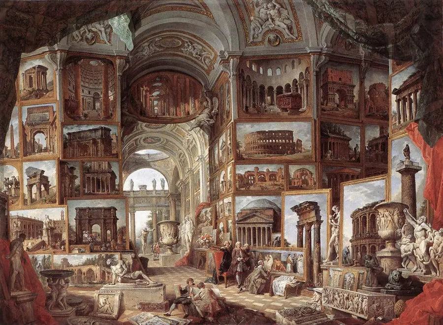 Antik Roma Manzara Galerisi - Giovanni Paolo Panini