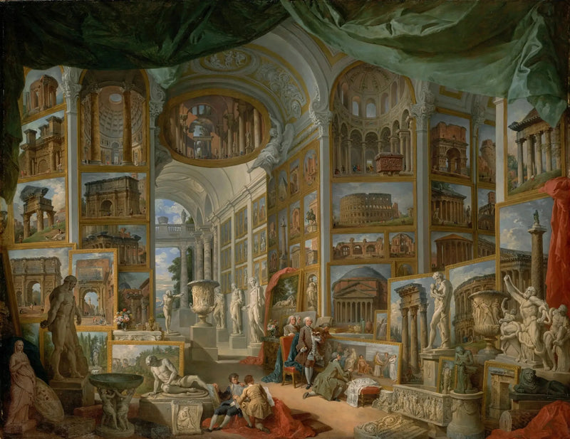 Antik Roma Galeri Görüntüleri - Giovanni Paolo Panini