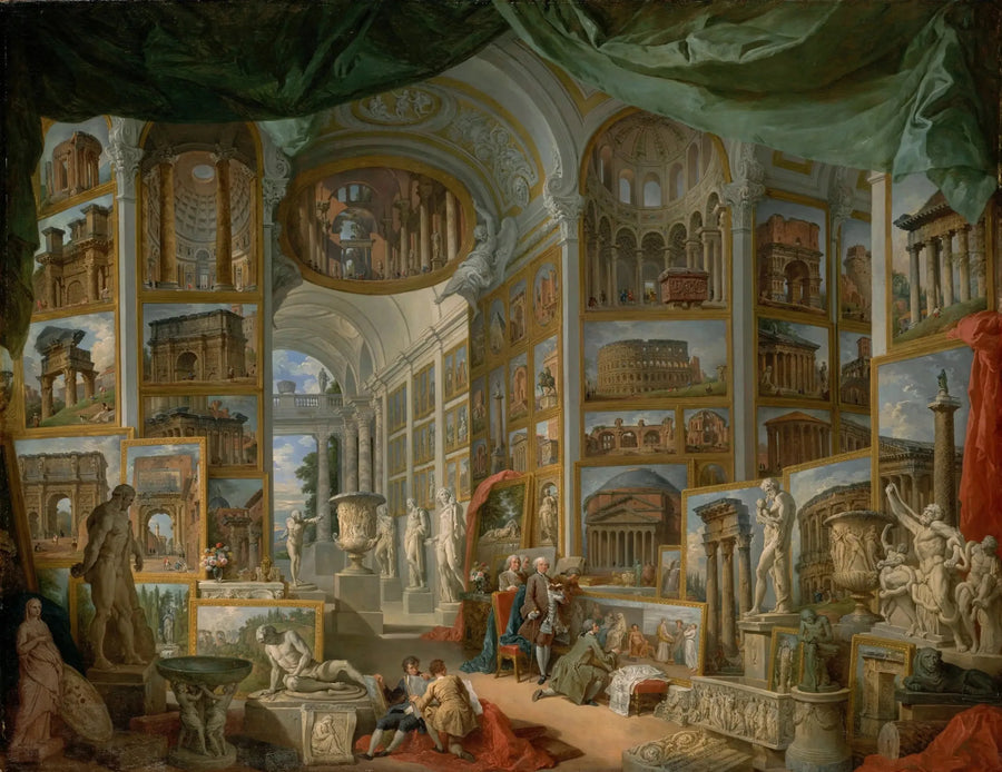 Antik Roma Galeri Görüntüleri - Giovanni Paolo Panini