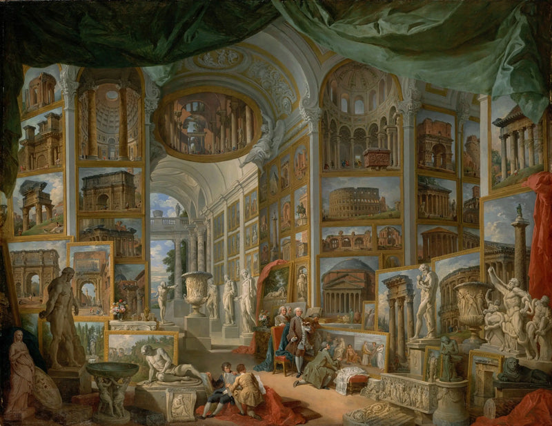 Antik Roma Galeri Görüntüleri - Giovanni Paolo Panini