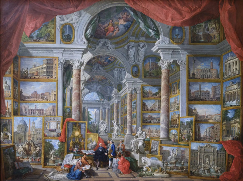 Modern Roma Manzara Galerisi - Giovanni Paolo Panini