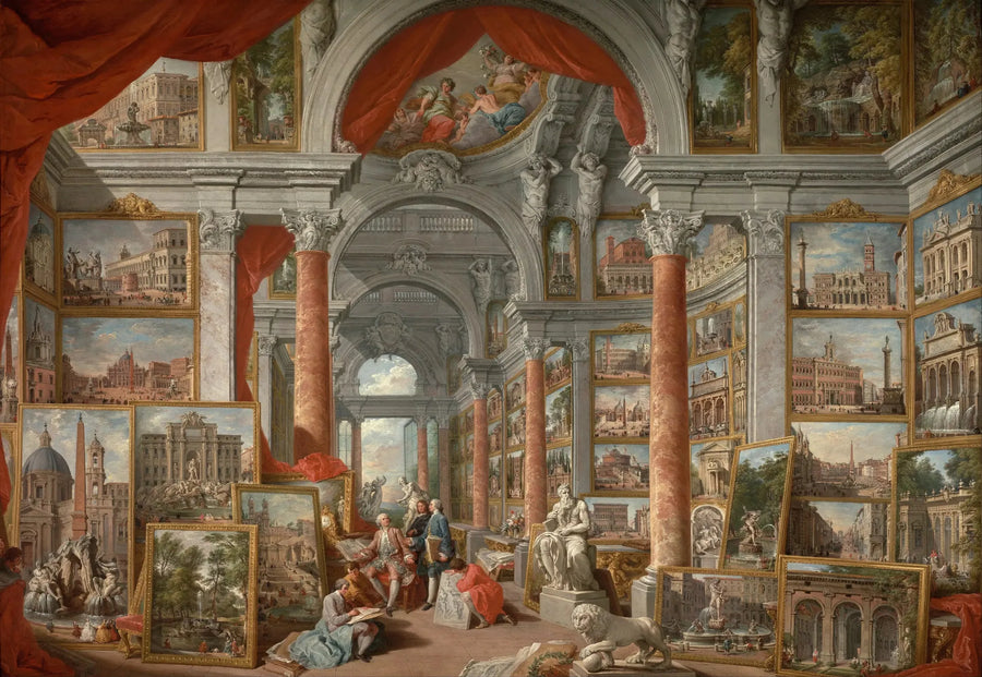 Modern Roma Manzara Galerisi - Giovanni Paolo Panini