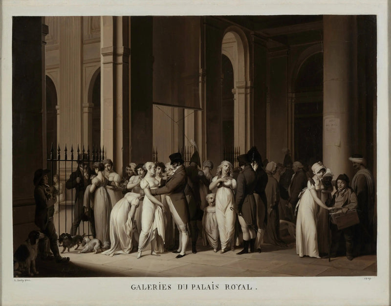 Palais-Royal Galerileri - Louis-Leopold Boilly