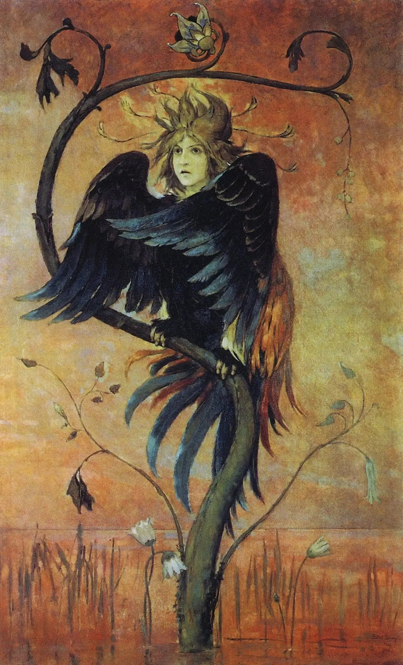 Gamaun, kehanet kuşu - Viktor Vasnetsov