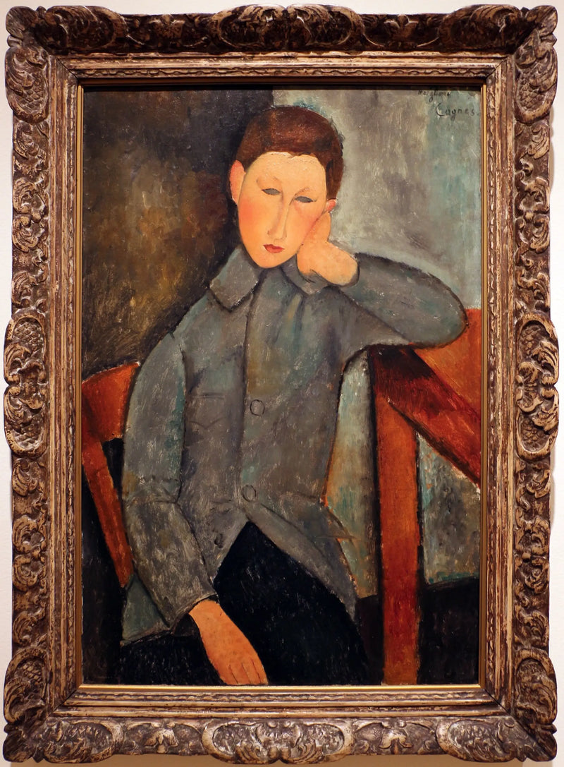 Mavi Ceketli Çocuk - Amedeo Modigliani