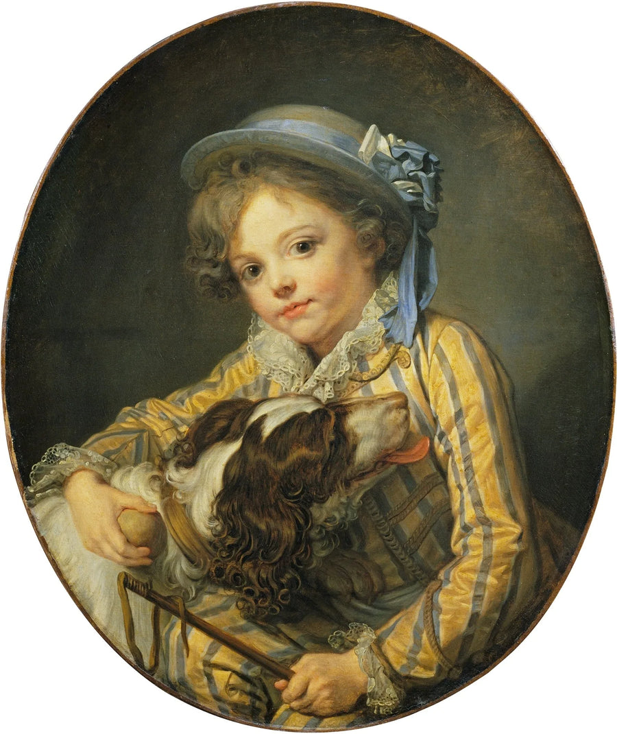 Erkek Çocuk ve Köpek - Jean-Baptiste Greuze