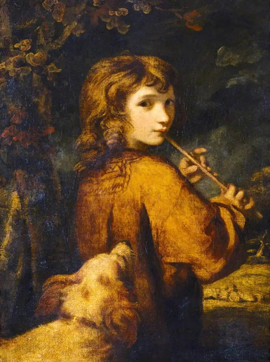 Çocuk Çoban Flütçü - Joshua Reynolds