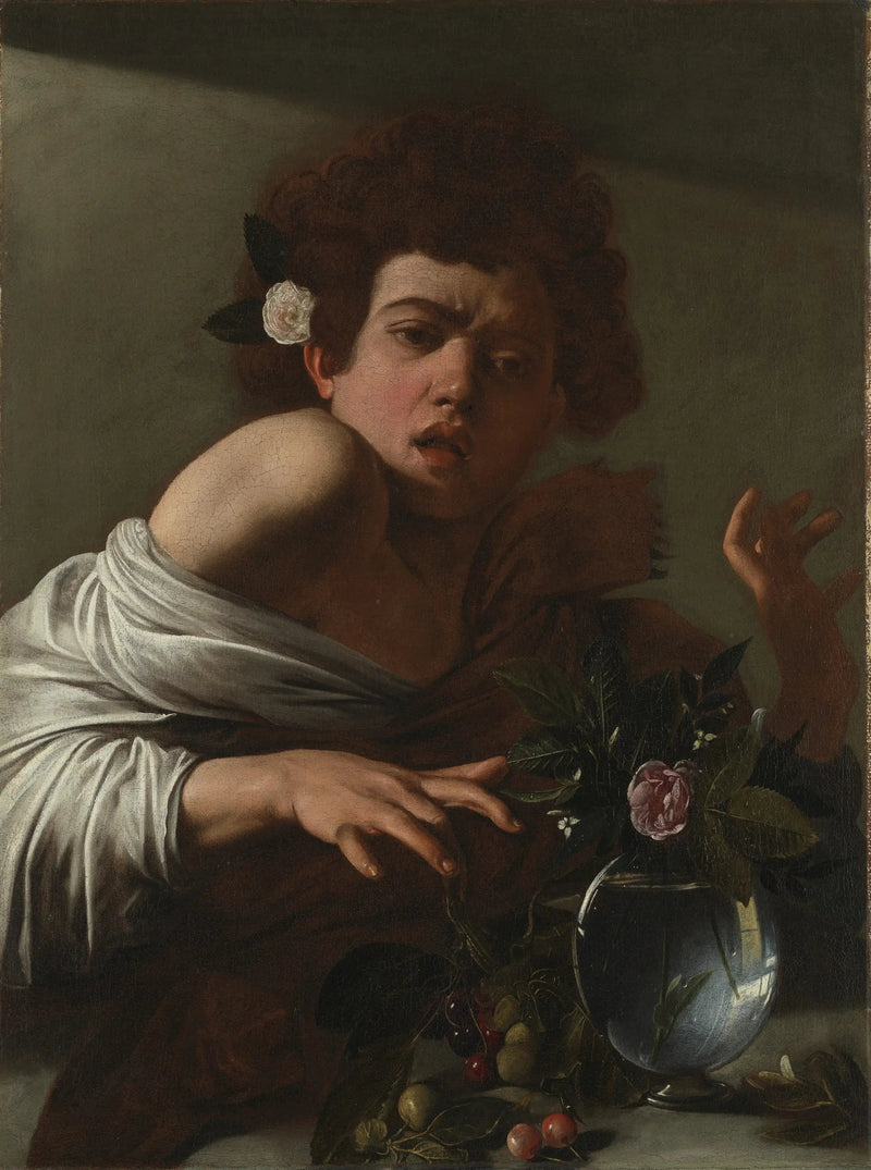 Kertenkele tarafından ısırılan çocuk - Caravaggio