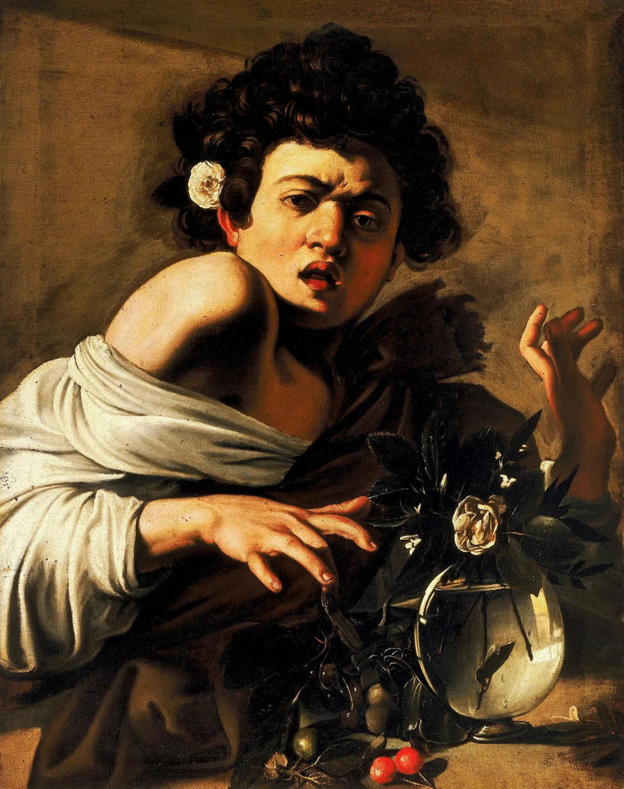Kertenkele tarafından ısırılan çocuk - Caravaggio