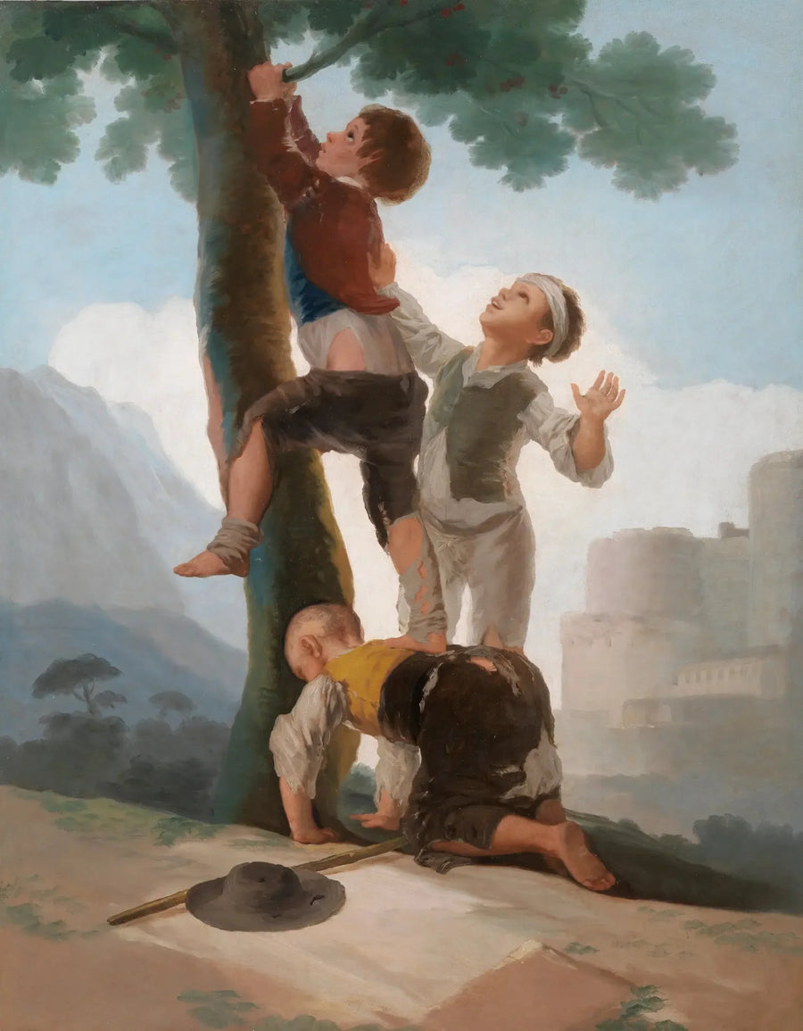 Ağaçta Tırmanan Çocuklar - Francisco de Goya
