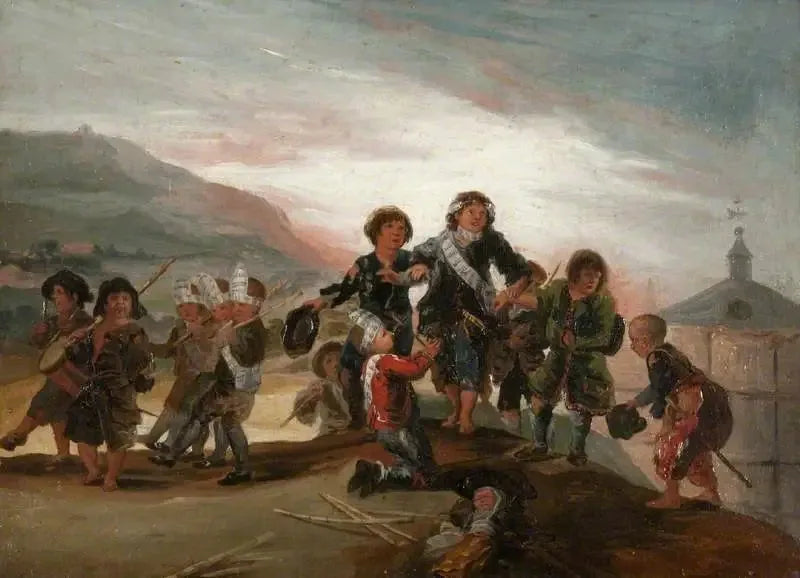 Asker Oynayan Çocuklar - Francisco de Goya