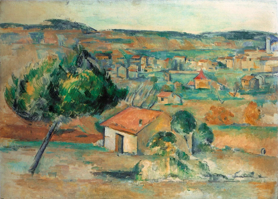 Claou'dan Gardanne manzarası - Paul Cézanne