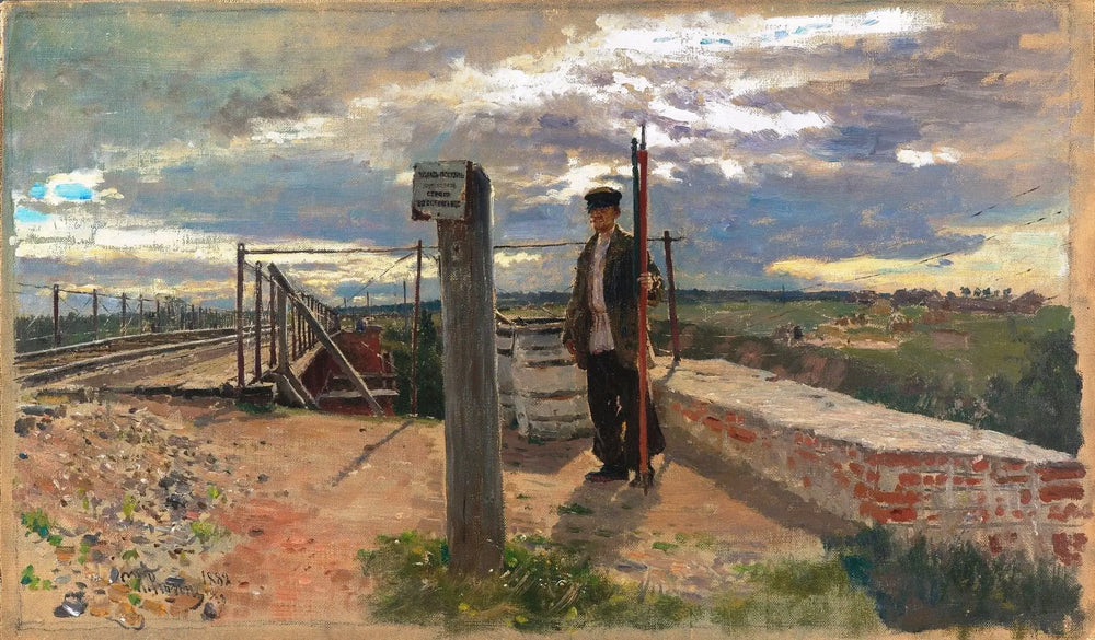 Garde ferroviaire. Khotkovo - Ilya Repin - Alpha Reproduction