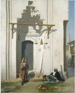 Bir Mezarın Kapısındaki Bekçiler - Jean-Léon Gérôme