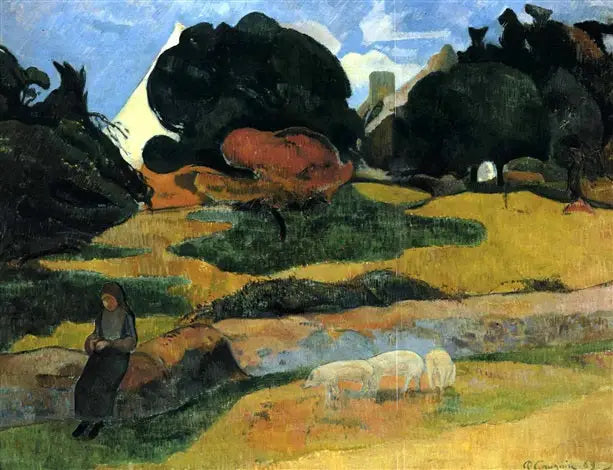 Domuz Bakıcısı - Paul Gauguin