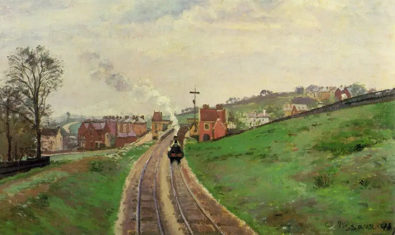 Lordship Lane İstasyonu, Dulwich - Camille Pissarro