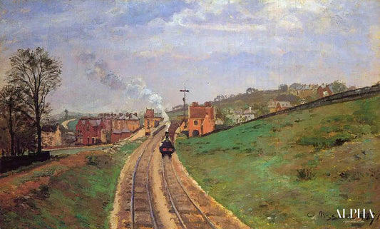 Gare de Lordship Lane, Dulwich - Camille Pissarro - Reproductions de tableaux et peintures haut de gamme