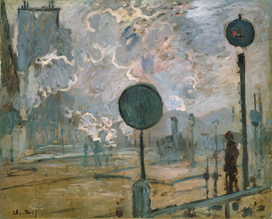 Gare Saint-Lazare, W448 sinyalleri - Claude Monet