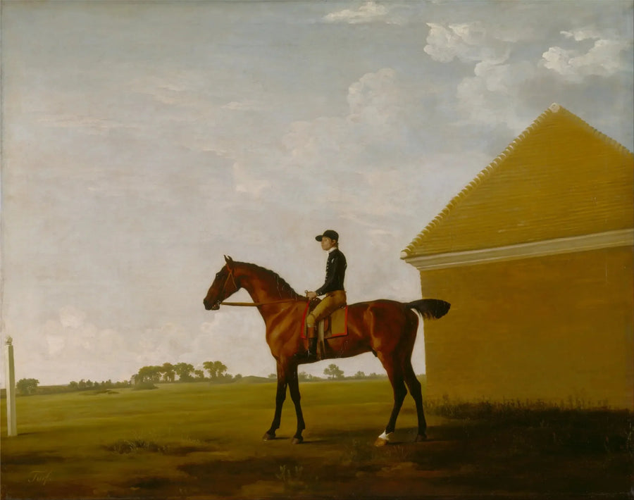 Çim, yerinde jokey ile, Newmarket - George Stubbs